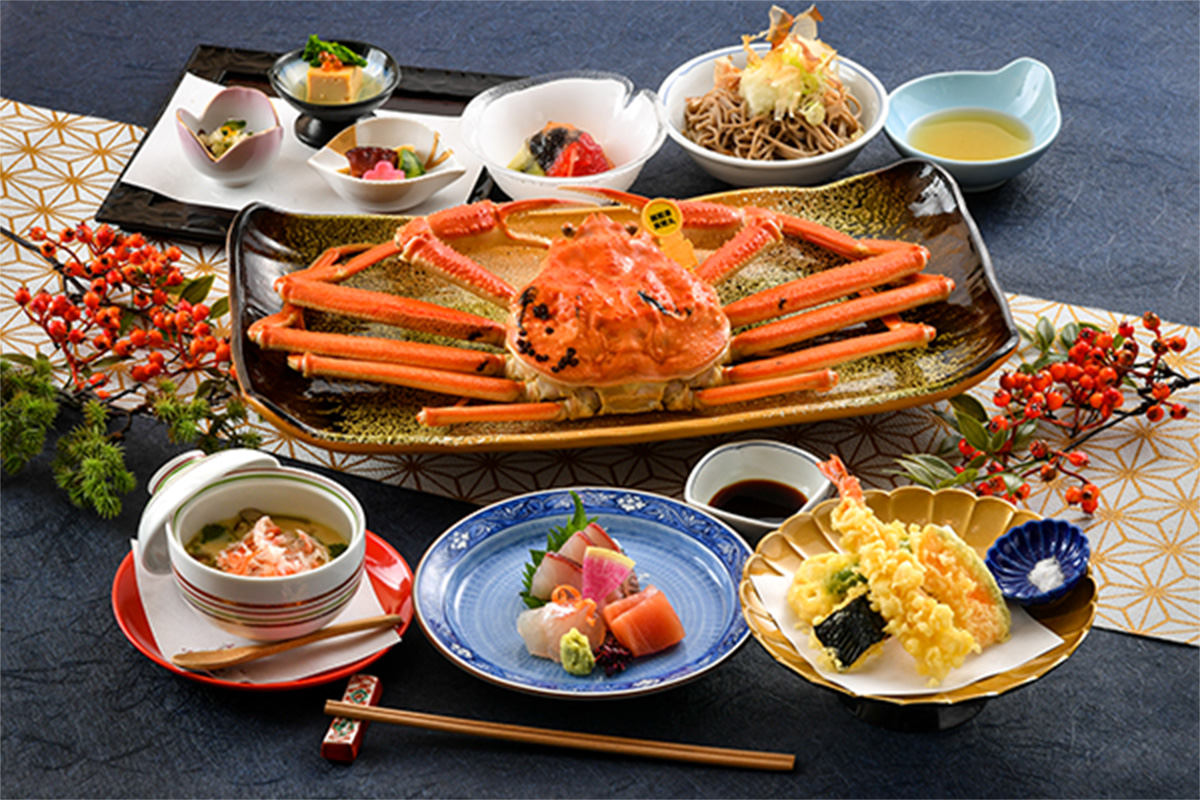 蟹付会席コース